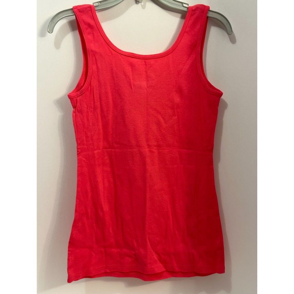 Realtree Women's Medium 4/6 HOT PINK Camo Rib Tank Top New with tags - Picture 2 of 5